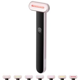 VEVOR Red Light Therapy Wand for Face, 7-Color LED Facial Wand Red Light Therapy Device with Heatig Therapy| Microcurrent Vibrating Massage