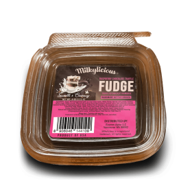 Old Fashioned Handmade Kettle Cooked Smooth Creamy Fudge - Raspberry Chocolate Truffle (1/4 Pound)