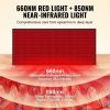 VEVOR Red Light Therapy Mat for Full Body, 1280PCS 3-Chip LED Light Therapy Pad & Controller, 10/40Hz Pulse, 10-90 Min Timer