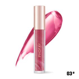 PHOFAY Rose Blooming Hydrating Lip Gloss (Option: 03)